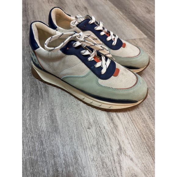 Madewell Kickoff Trainer Sneakers in Colorblock Suede and Nubuck Leather Sizd 7 - Picture 2 of 9